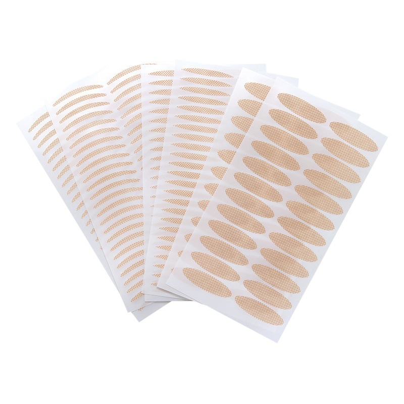 Lace Double Eyelid Sticker for Women's Water-covered Mesh Invisible Natural Seamless Eye Bubble Sticker for Makeup Artist