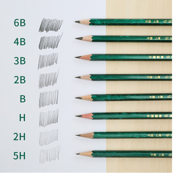 Pencil HB/H/2H/3H/6H/B/2B/3B/3B/4B/5B/6B/8B Chinese Brand Student…