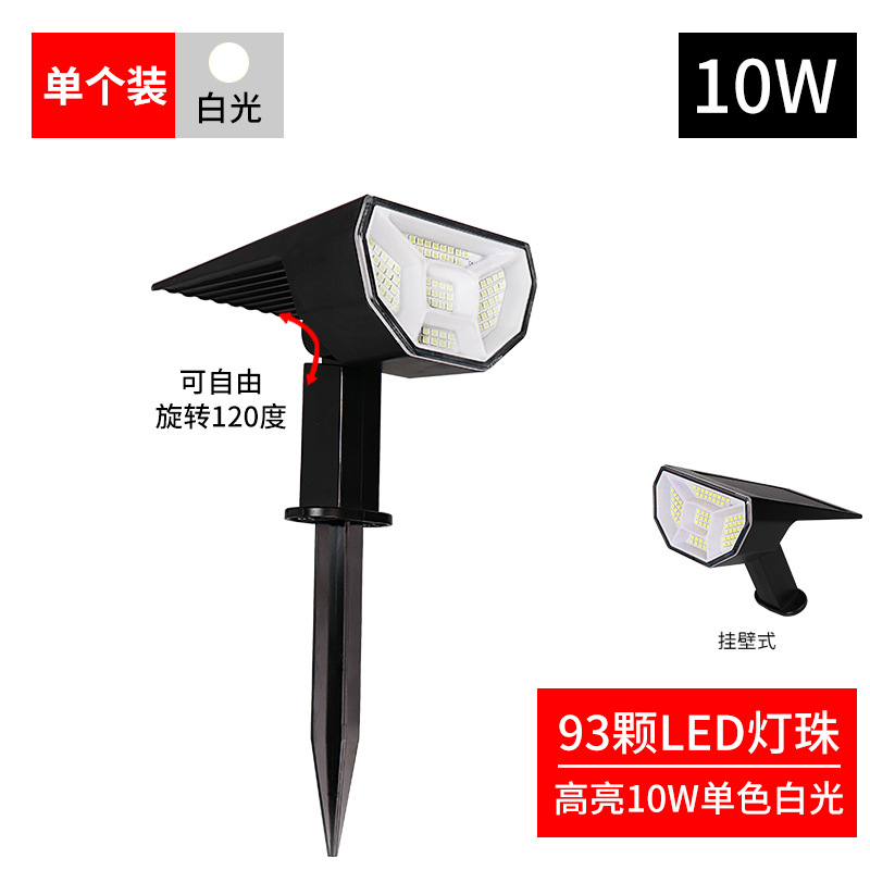 Amazon solar luz de tierra jardín al aire libre jardín bosque paisaje jardín luz de pared de jardín luz de césped de plástico de inducción LED