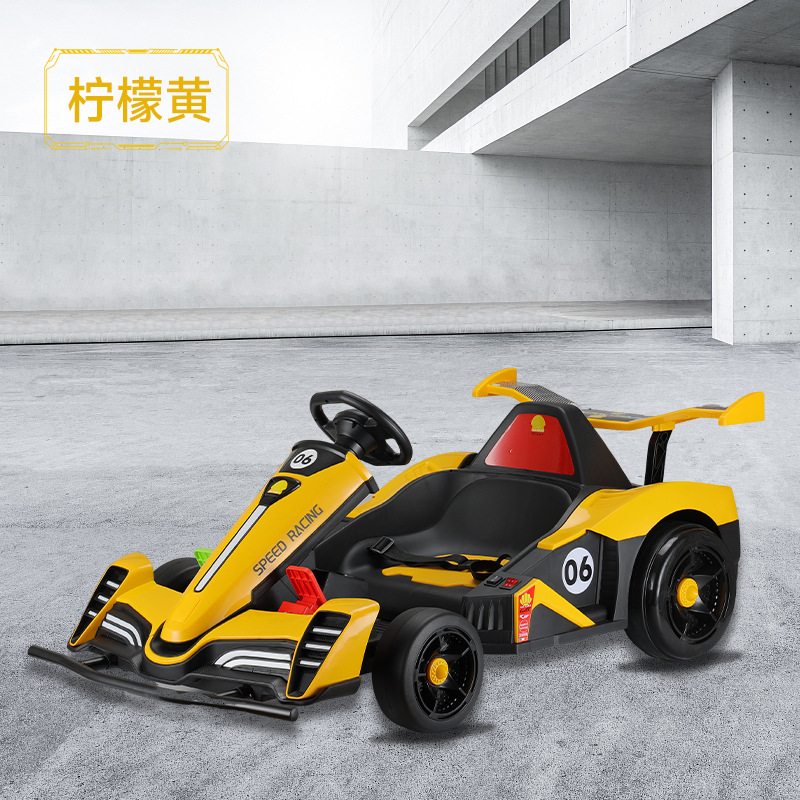 Karting para niños coche eléctrico coche eléctrico de cuatro ruedas coche de deriva para niños coche de juguete de control remoto para hombres y mujeres bebé adulto