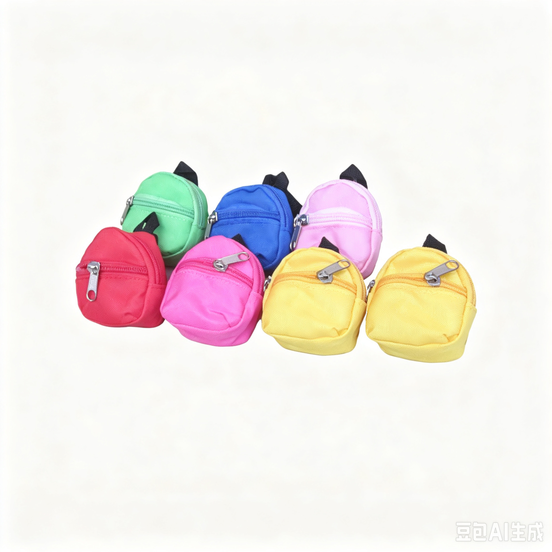 Mini Çift Omuz Bozuk Para Sırt Çantası Bez Bebek Kıyafet Değiştirme Sırt Çantası Polyester Oxford Kumaş Bozuk Para Kitap Çantası Asılı Aksesuar Cüzdan