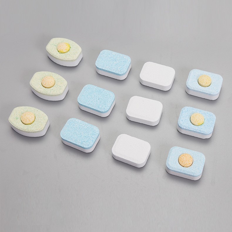 跨境Temu TikTok洗碗块清洁片洗碗机专用泡腾片三合一餐具洗涤块|undefined