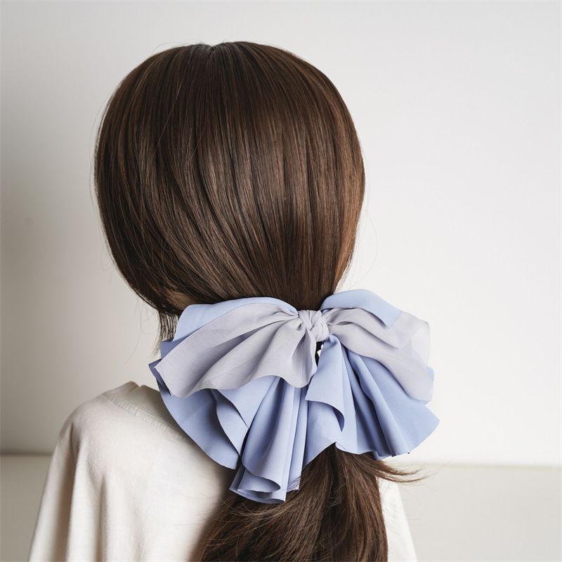 Women's IG Style Sweet Bow Knot Cloth Hair Clip display picture 4