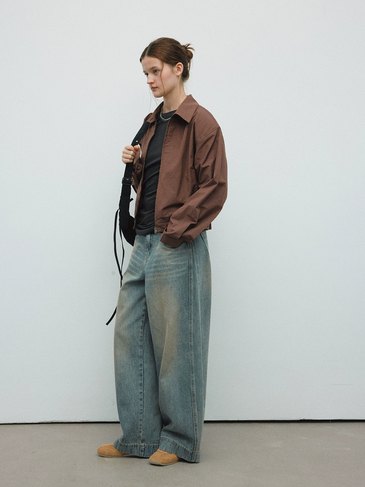 Spring shirt for leisure, short jacket
