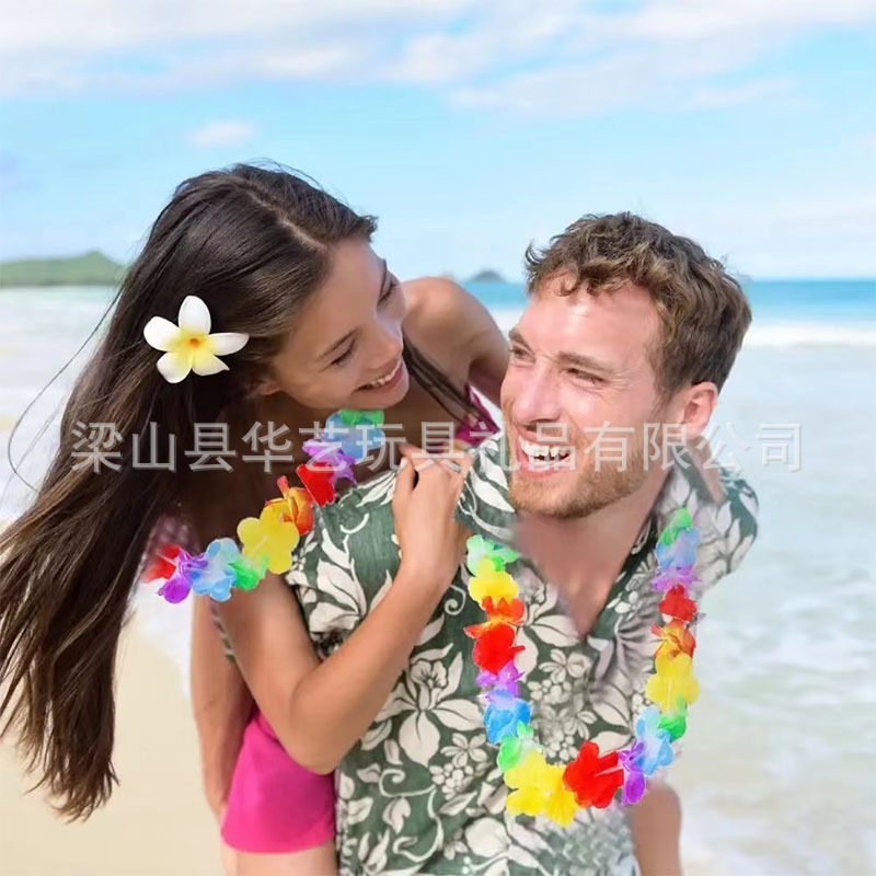 Hawaii guirnalda Hula guirnalda actualización engrosada cifrado pecho anillo playa fiesta carnaval 100000 drenaje