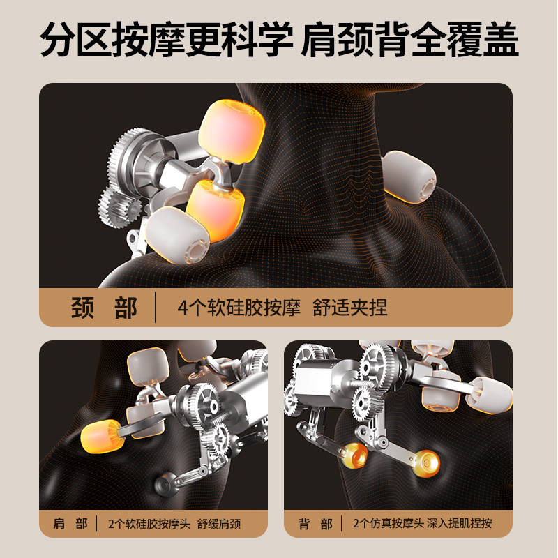 肩と首のマッサージ器、一件代発送、頸椎揉捏マッサージショール、八頭斜方筋マッサージ器、軽贅沢|undefined