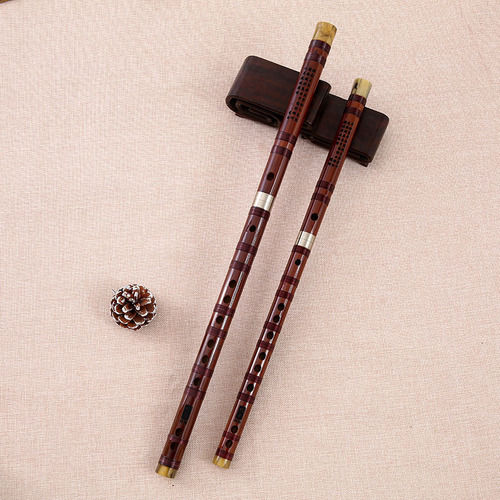 Flute bamboo Chinese Dizi  cupronickel play two students at the beginning school band Chinese oriental flute 