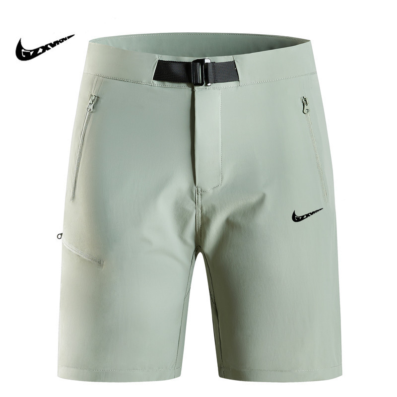 New Trendy Brand Large Size Cargo Shorts for Men in Summer, Lightweight, Quick-Drying, Elastic Straight Casual Outdoor Sports Pants