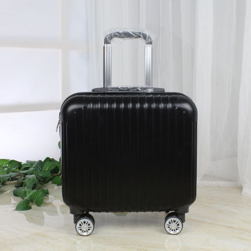 14inch Spring and Autumn Airlines Boarding Suitcase Small Fresh and Lightweight Women's Trolley No. 16 No. 12 Combination Lock Suitcase 20X40X30