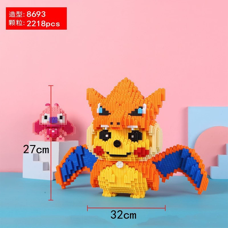 Constructor toy set, small-particle building kit with character variants, 0.5 kg