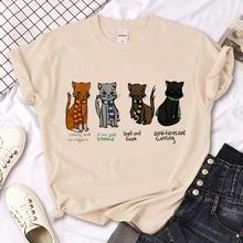 Cat t-shirts women setwear Tee girl graphic clothes������
