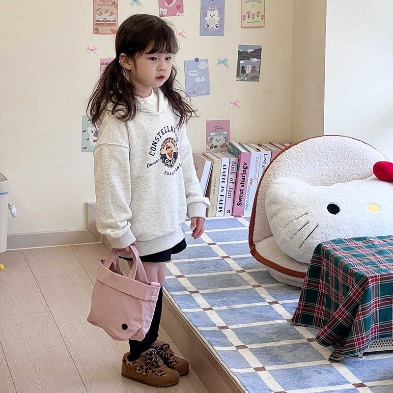 Bolso de hombro para niños y niñas de moda coreana, bolso de bebé informal de color sólido simple, nuevo bolso cuadrado pequeño para niños