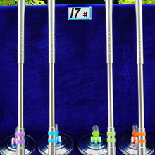 新款不锈钢一体杆通用旋转拖把杆自动甩水拖布杆单杆手压墩布杆