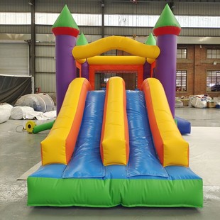 Foreign Trade Cross-Border Inflatable Castle Home Naughty Castle Indoor Small Slide Children's Playground Jumping Bed Playground