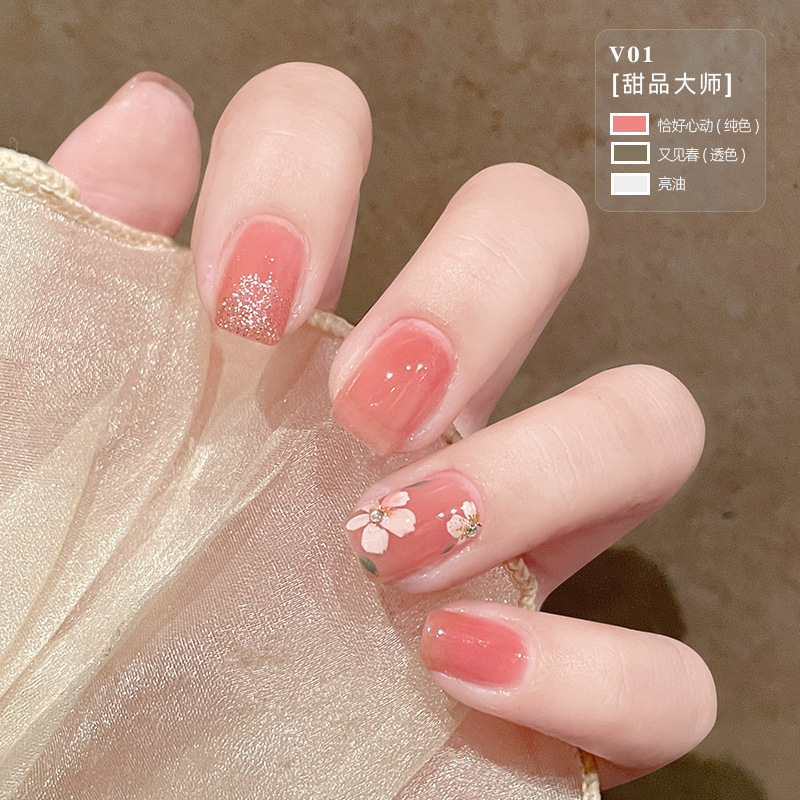 MAXFINE3 PCS combinación esmalte de uñas de secado rápido sin hornear trillizos pelable lagrimeo manicura 25 colores en stock al por mayor