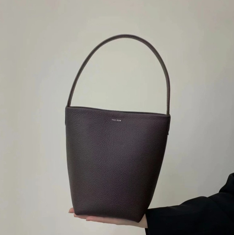 Bolso de cubo de piel de vaca para mujer, gran capacidad, estilo perezoso, hombro, axila, bolso grande 2024 nuevo bolso de ocio