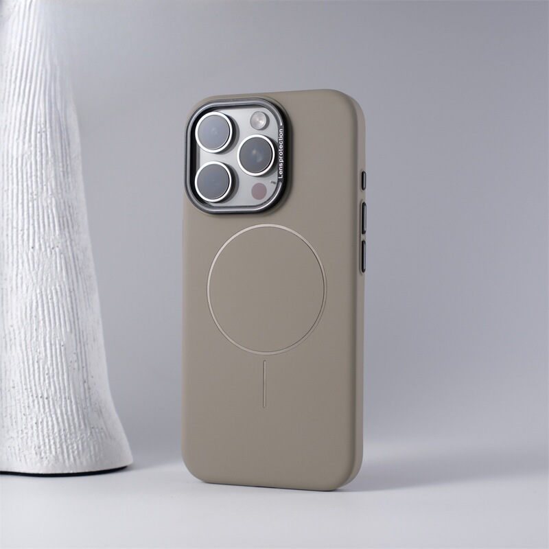 Apple 17promax マットな肌触りのファインサークル磁気吸着携帯電話ケース iPhone16 ハイエンド保護カバー 15 に適しています。|undefined
