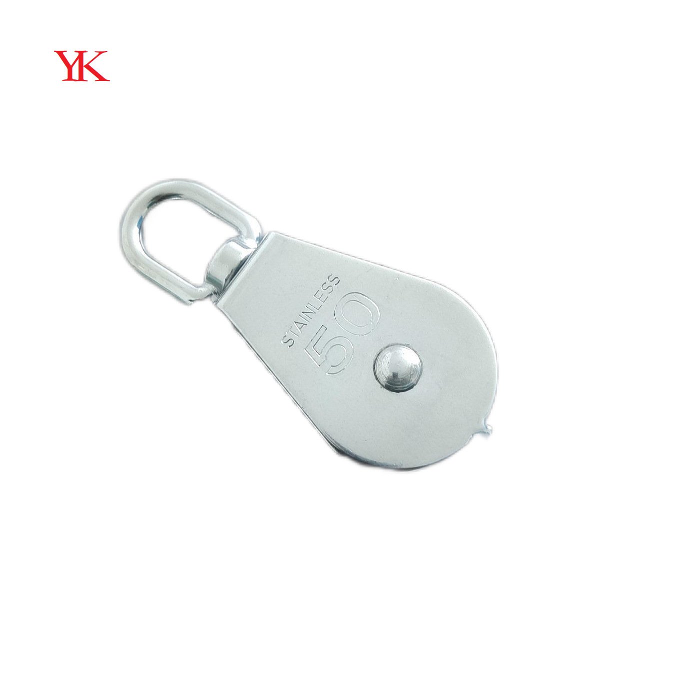 不锈钢滑轮钢丝绳滑轮旋转定滑轮不锈钢加尼龙轮