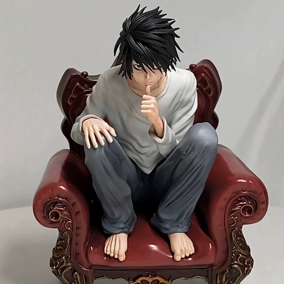 Death Note аниме фильм и телевидение двумерные периферийные украшения для стола L.Lawliet фигурка в полулежачем положении модель подарок