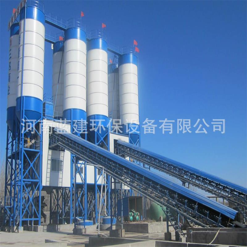 蓝建供应HZS90商砼搅拌站/90混凝土搅拌站/双90工程混凝土搅拌站