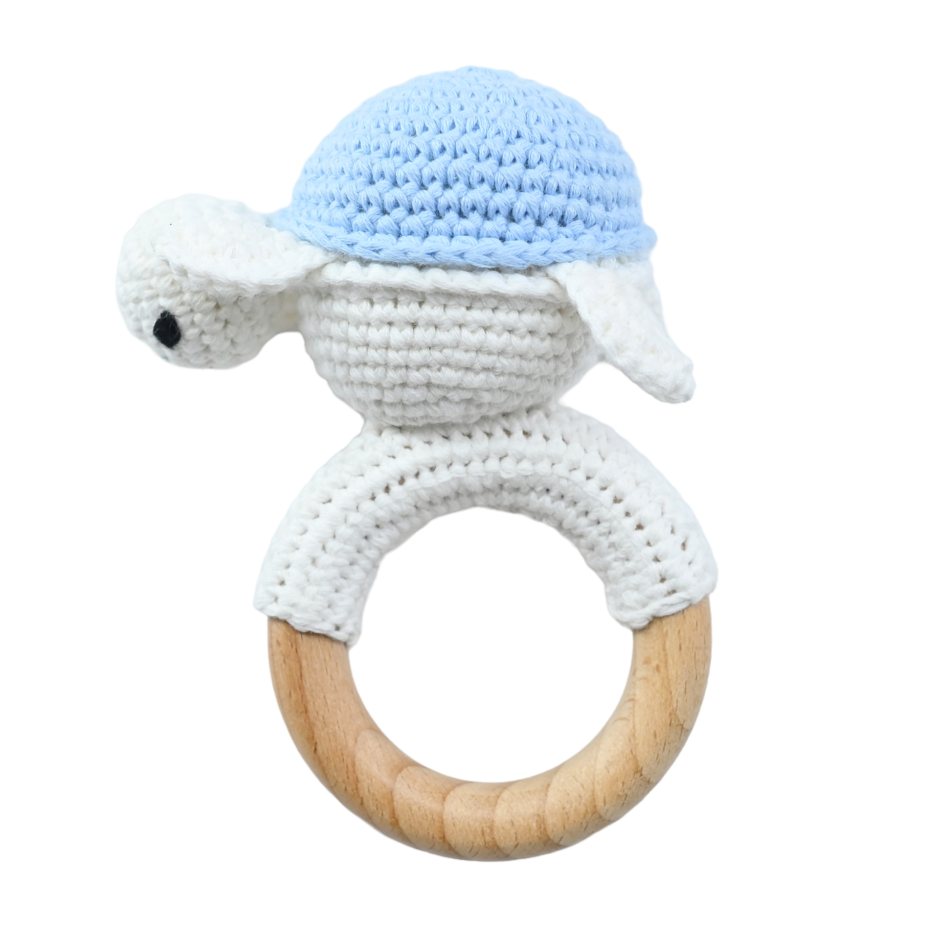 Productos para bebés círculos de haya para bebés, bebés creativos, manos tranquilizadoras, cuentas, ganchillo de animales, campanas