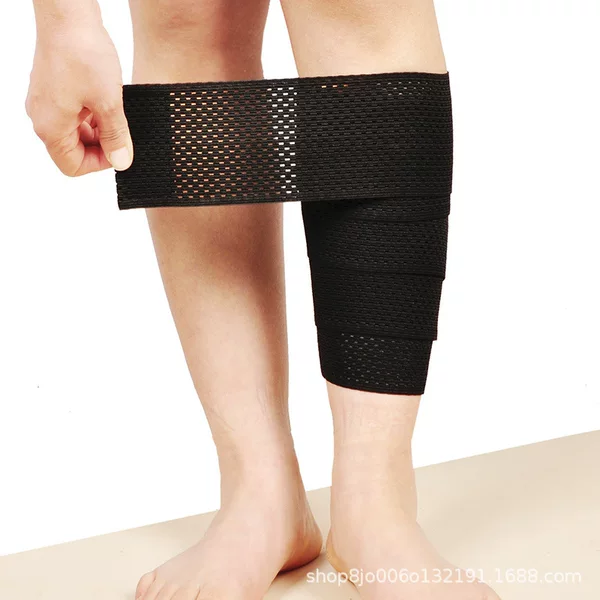 Winding Elastic Sports Pressure Bandage Velcro Protector Running Basketball Leg Strap Men's and Women's Training Calf Protector
