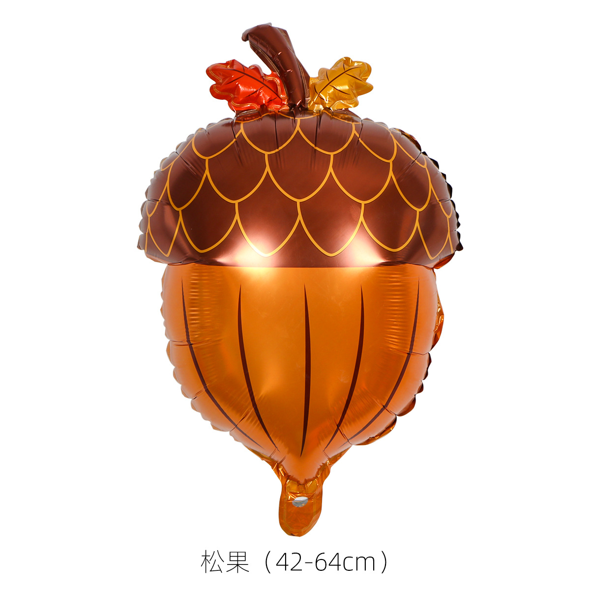 Hoja globo película de aluminio papel de aluminio globo escena decoración fiesta Acción de Gracias hoja forma diseño escena globo
