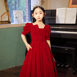 Детский наряд маленькой принцессы, платье девочки цветочницы, наряд для музыкальных выступлений, костюм, подарок на день рождения