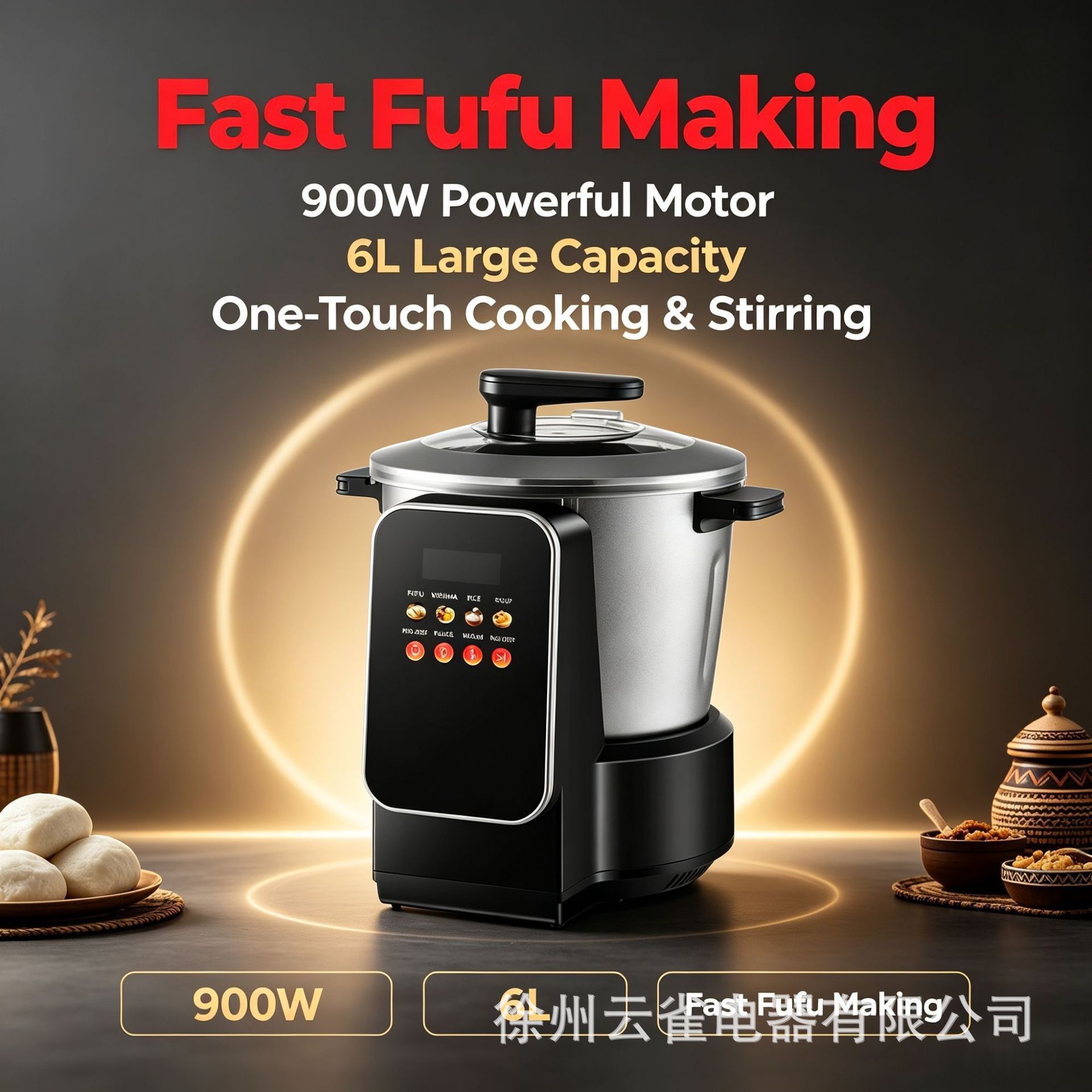 Swallow-Maker, Fufu-Maker, Cassava- und Yam-Mixer, Mixer, Cassava-Maschine