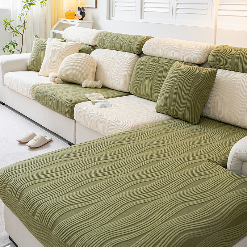 Jacquard velvet elastic sofa cover all-inclusive universal cover four seasons universal anti-cat scratch sofa cover universal sofa hat