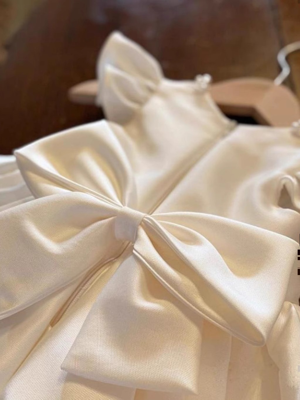 Summer children's small princess costume, white wedding dress girl's, tulle 2