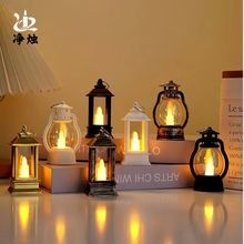 电子蜡烛led灯复古小马灯圣诞万圣节礼品灯创意酒吧鬼节气氛灯