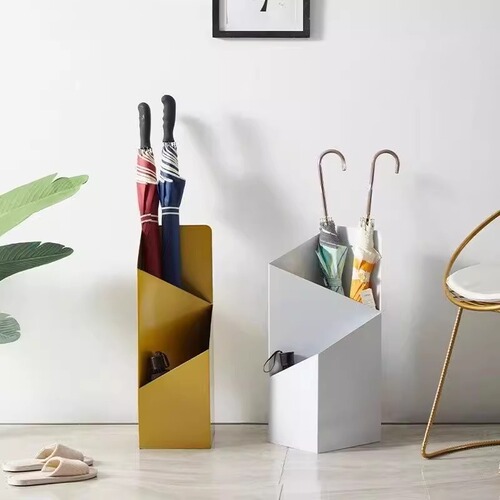 Nordic household umbrella stand modern minimalist foyer balcony drain umbrella stand hotel lobby storage umbrella bucket landing