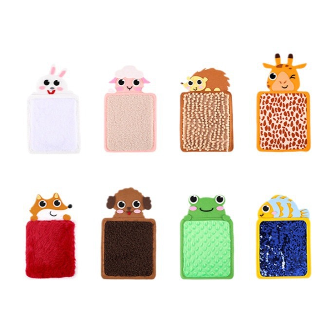 Amazon Felt Baby Hand Eye Exercise Sensory Pad Animal Clasificación Cognitiva Textura Piel Cabello Toque