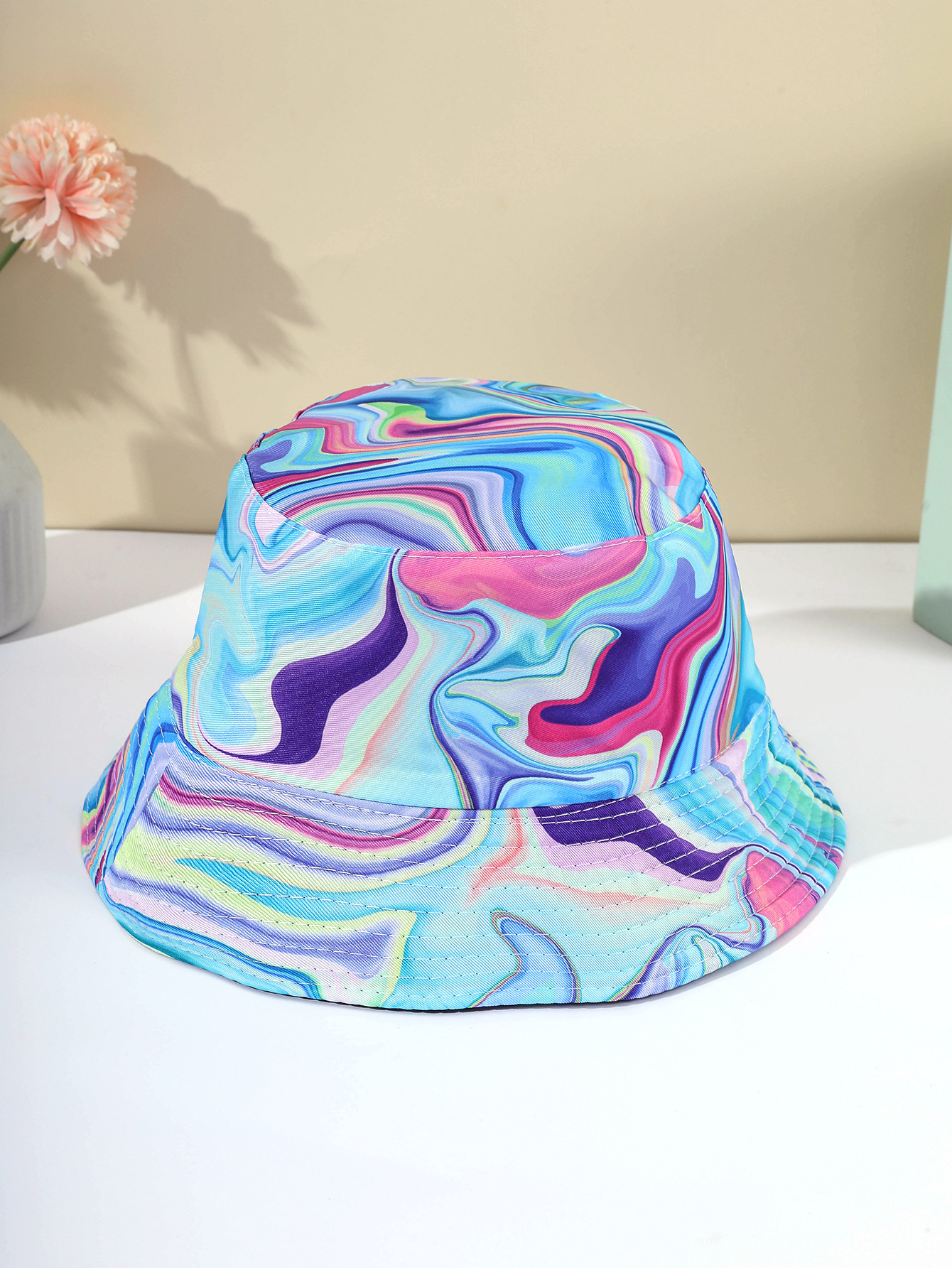 Nuevo sombrero de pescador de doble cara de estilo coreano para mujer sombrero de Sol de protección solar de viaje de verano image 5
