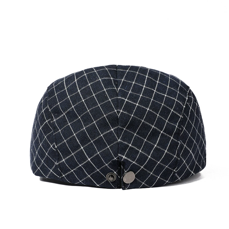Flat cap / beret, adjustable unisex spring–summer cap, lightweight, multiple colors