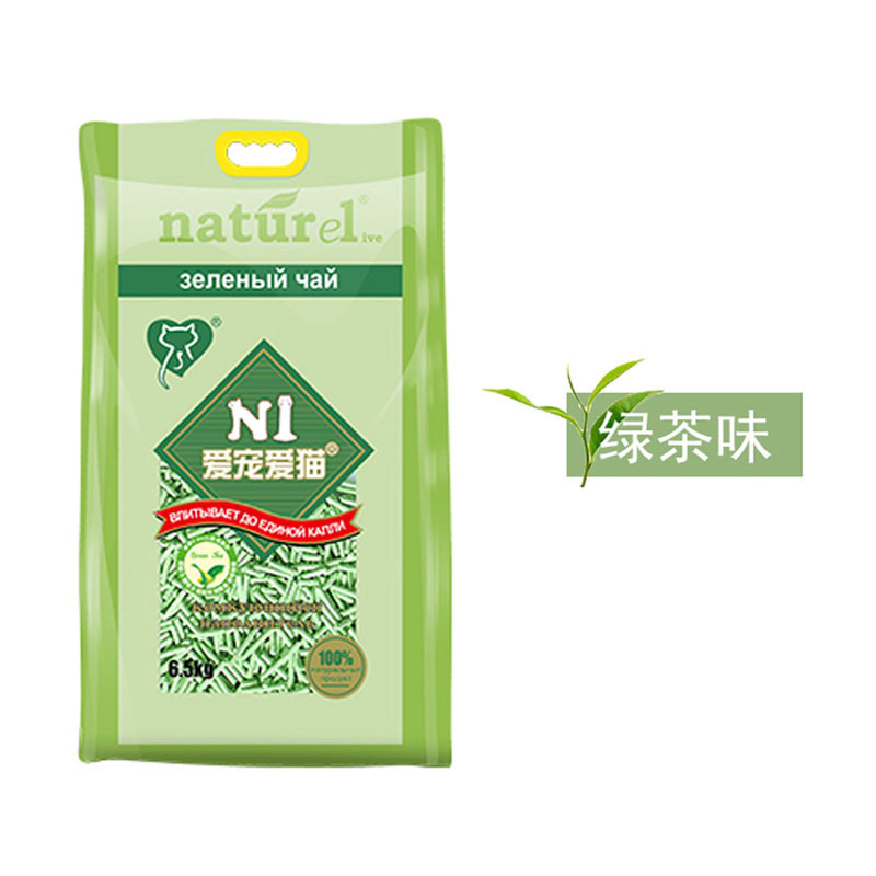 N1豆腐猫砂 消臭低発塵緑茶ミックスオリジナル猫砂 ラブキャット|undefined