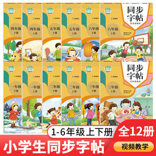 People's Education Press 12345678 Synchronous Copybook Calligraphy Practice Book for Grades 1, 2, 3, 4, 5, 6, 7, 8
