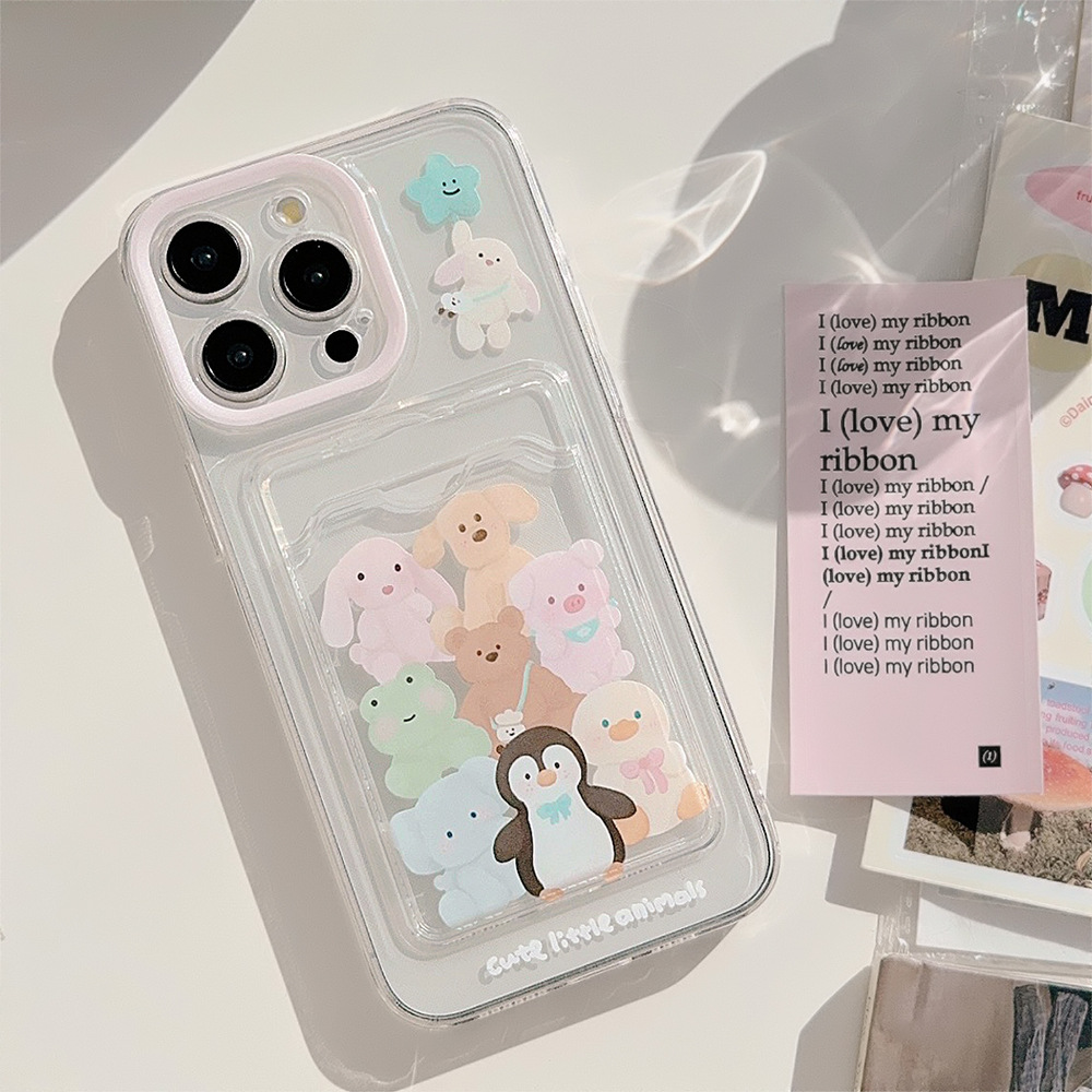 40g Weight iPhone Applicable Brands Phone Cases Classification tpu Material Animal Pattern Cartoon Style, Cute, Simple Style Style Tpu Animal Cartoon Style Cute Simple Style Phone Cases Phone Accessories 3