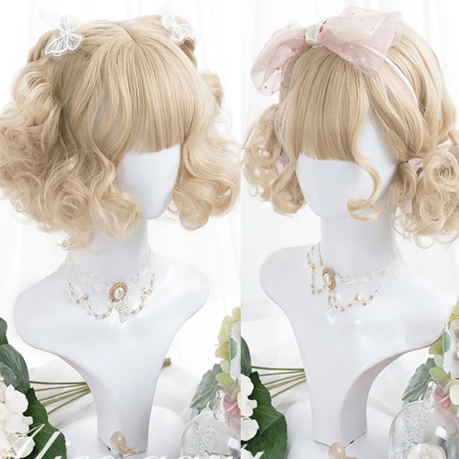 Peluca transfronteriza, pergamino femenino, juego de roles, fibra química teñida, accesorios de cine y televisión, peluca, peluca cos