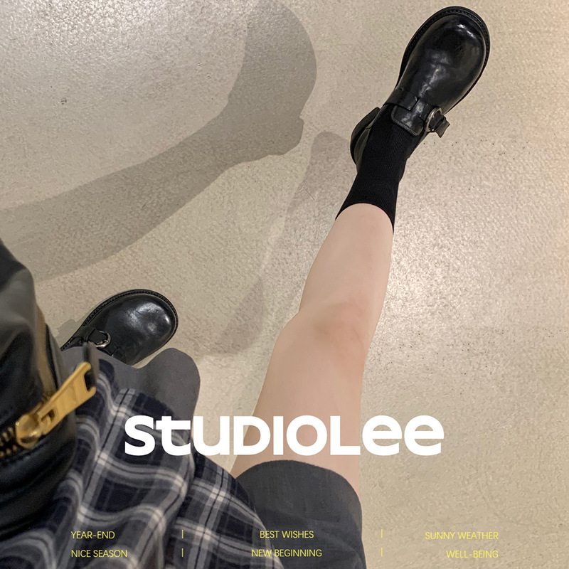 手工牛皮小皮鞋女2025新款一脚蹬轻便乐福鞋女复古平底单鞋勃肯鞋|undefined