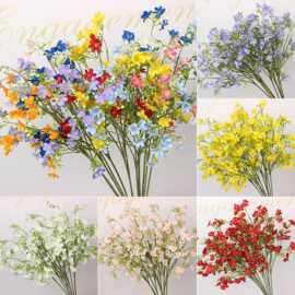 婚庆仿真花瑞香花迎春花 婚礼布置花艺路引插花材婚庆绿植装饰