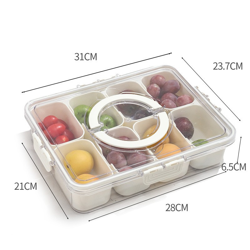 Kitchen storage box for spices
