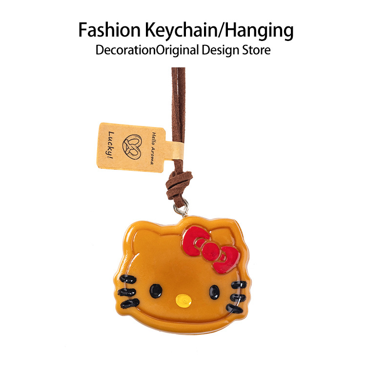 手作りアルカリ水パンストラップかわいい車載バックミラーストラップ貝果かわいいミニアクセサリーdiy装飾