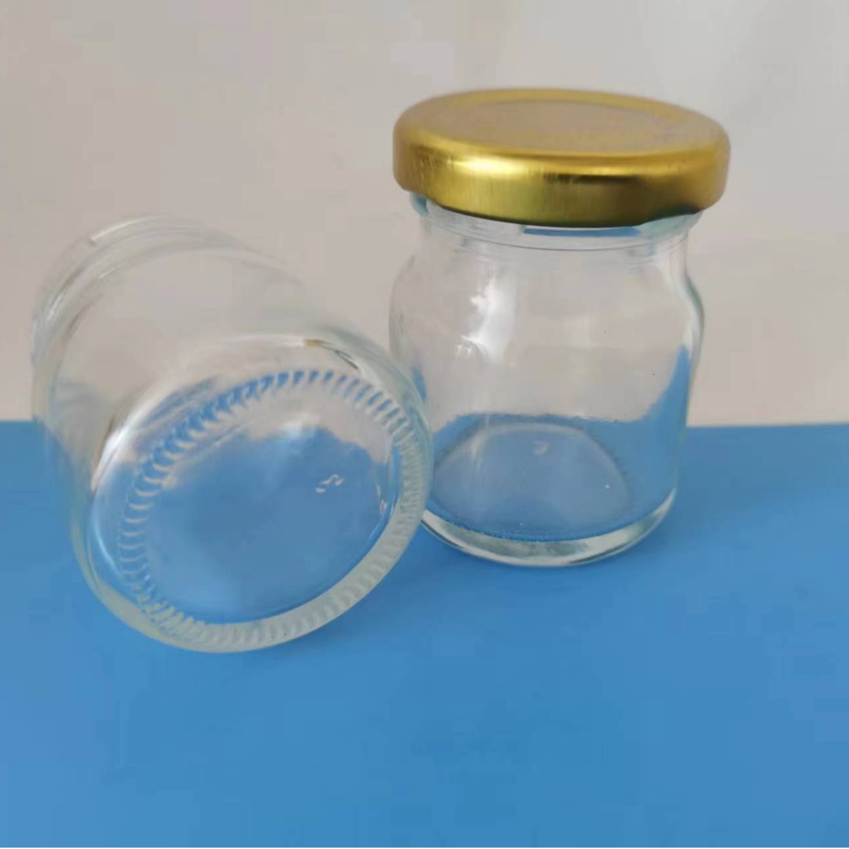 45ML透明玻璃瓶酱料瓶 草莓酱奶冻慕斯瓶 即食果酱瓶40ML燕窝瓶子