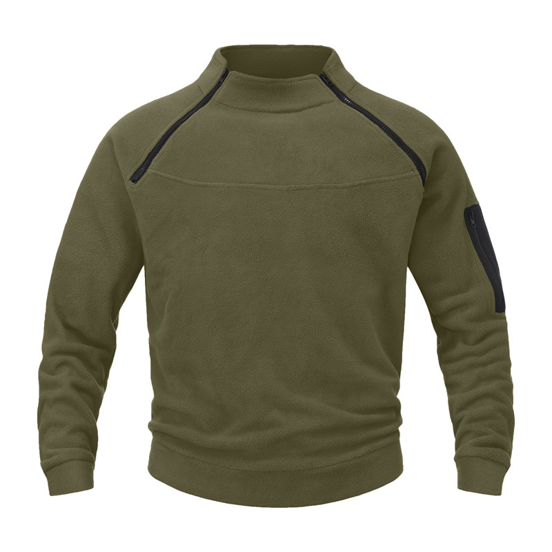 Cross - Border European Yard Autumn and winter half zip Guard skin Long Sleeve funda Head shake Plum Blazer Men European and American Sports and Leisure