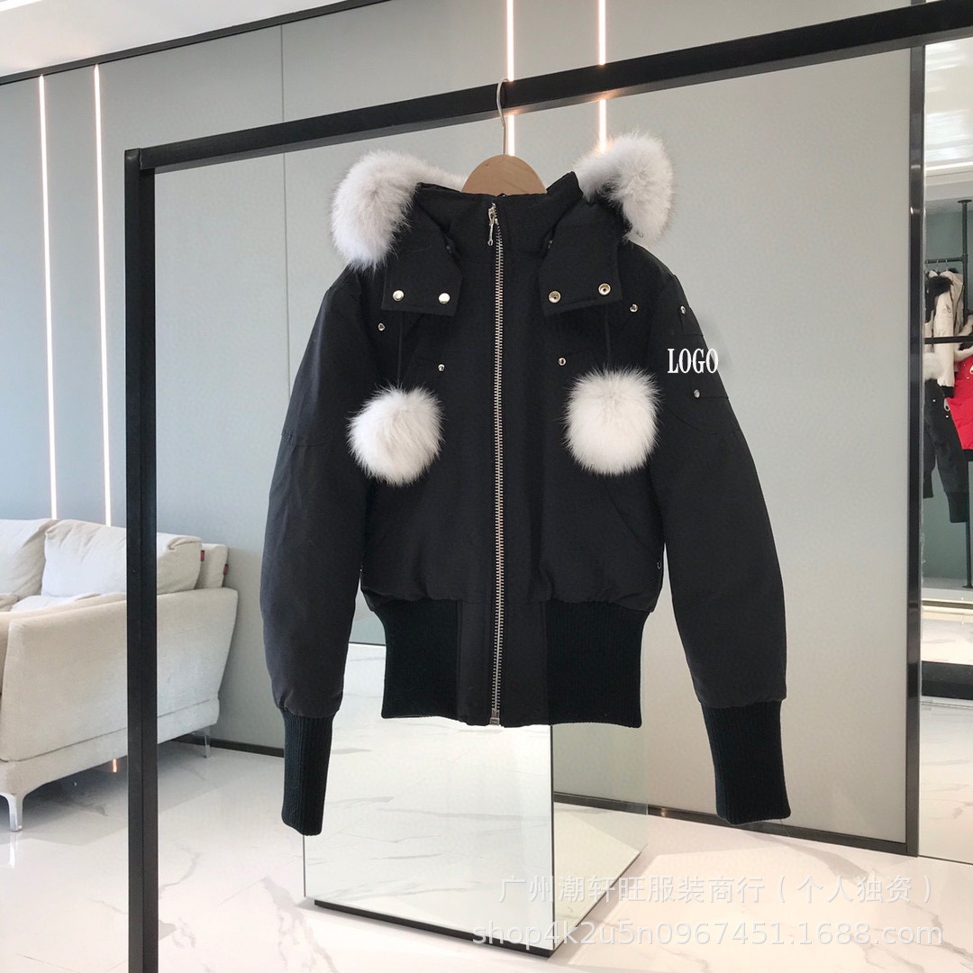 03 여성용 블랙 + 화이트 헤어 화이트 볼