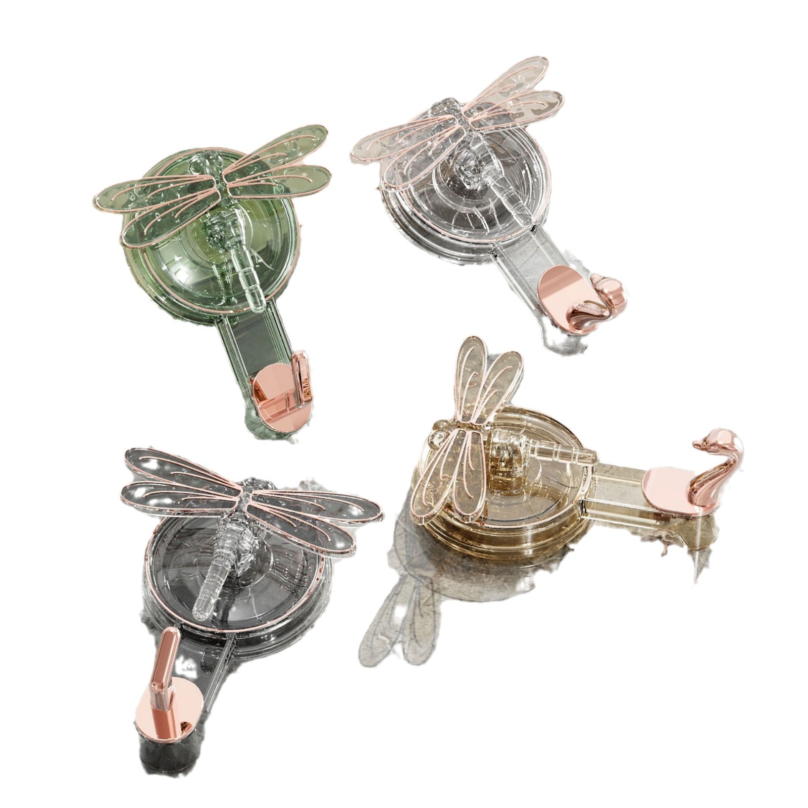 Ligero y lujoso hogar sin perforación gancho de ventosa fuerte toalla de ventosa de vacío cocina gancho adhesivo sin rastro gancho