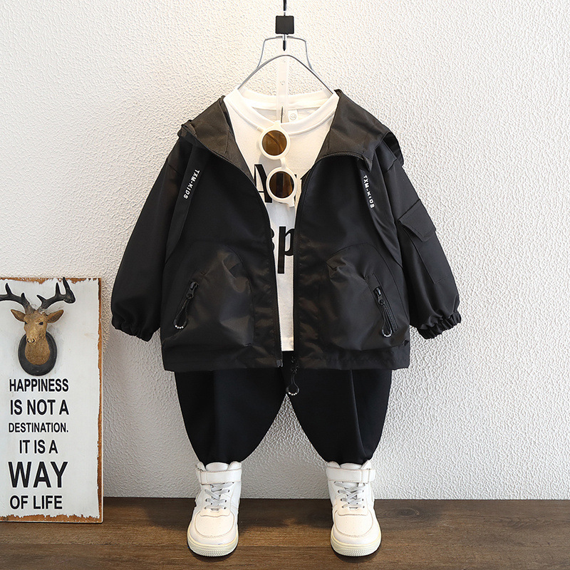 5777 chaquetas para niños modelos de primavera y otoño 2025 nuevo estilo estilo occidental para niños al aire libre hermosa chaqueta de moda chaqueta para bebé