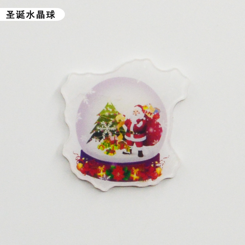 クリスマスアクリルステッカー漫画子供手作りdiy携帯ケースクリーム材料アクセサリー雪だるま|undefined